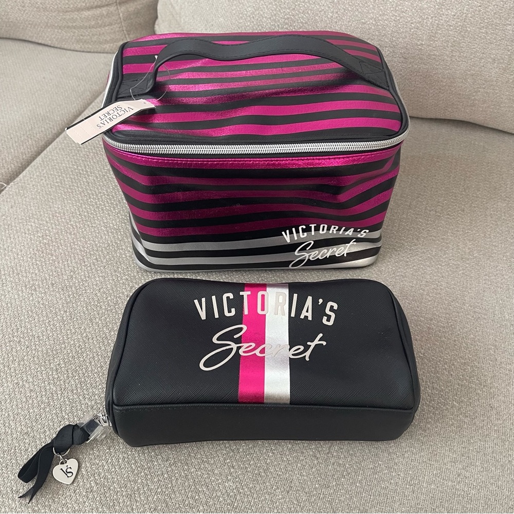 Victoria's Secret Pink and Black Bag Set